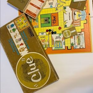 Vintage Parker Brothers “Clue” board game